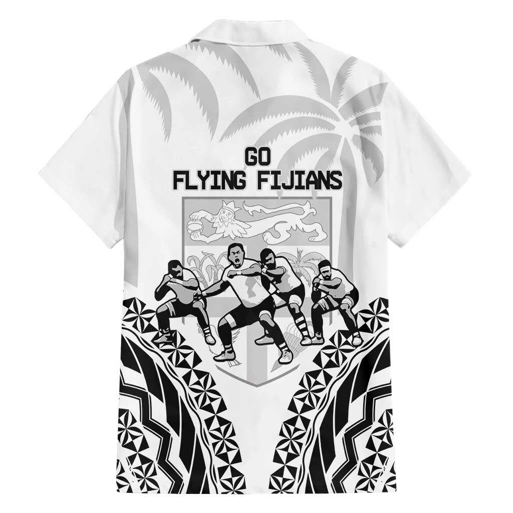 Fiji Tapa Rugby Family Matching Off Shoulder Maxi Dress and Hawaiian Shirt Cibi Dance With Fijian Pattern LT14 - Polynesian Pride