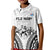 Fiji Tapa Rugby Kid Polo Shirt Cibi Dance With Fijian Pattern