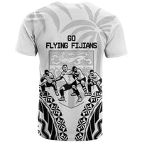 Fiji Tapa Rugby T Shirt Cibi Dance With Fijian Pattern