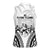 Fiji Tapa Rugby Women Sleeveless Polo Shirt Cibi Dance With Fijian Pattern