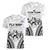Fiji Tapa Rugby Women V-Neck T-Shirt Cibi Dance With Fijian Pattern