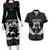 New Zealand And Fiji Tapa Rugby Couples Matching Long Sleeve Bodycon Dress and Hawaiian Shirt Haka Dance Mix Cibi Dance Together