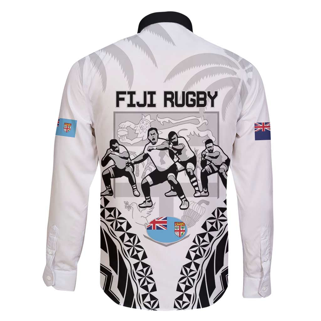 New Zealand And Fiji Tapa Rugby Family Matching Long Sleeve Bodycon Dress and Hawaiian Shirt Haka Dance Mix Cibi Dance Together