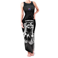 New Zealand And Fiji Tapa Rugby Family Matching Tank Maxi Dress and Hawaiian Shirt Haka Dance Mix Cibi Dance Together