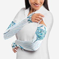 New Zealand Manta Ray Tattoo Arm Sleeves Aotearoa Maori Haehae Paua Shell - Polynesian Pride