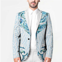 New Zealand Manta Ray Tattoo Blazer Aotearoa Maori Haehae Paua Shell - Polynesian Pride