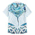 New Zealand Manta Ray Tattoo Family Matching Summer Maxi Dress and Hawaiian Shirt Aotearoa Maori Haehae Paua Shell - Polynesian Pride