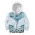 New Zealand Manta Ray Tattoo Kid Hoodie Aotearoa Maori Haehae Paua Shell - Polynesian Pride