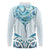 New Zealand Manta Ray Tattoo Long Sleeve Polo Shirt Aotearoa Maori Haehae Paua Shell - Polynesian Pride