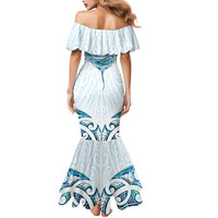 New Zealand Manta Ray Tattoo Mermaid Dress Aotearoa Maori Haehae Paua Shell - Polynesian Pride