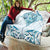 New Zealand Manta Ray Tattoo Quilt Aotearoa Maori Haehae Paua Shell - Polynesian Pride