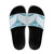 New Zealand Manta Ray Tattoo Slide Sandals Aotearoa Maori Haehae Paua Shell - Polynesian Pride