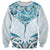 New Zealand Manta Ray Tattoo Sweatshirt Aotearoa Maori Haehae Paua Shell - Polynesian Pride
