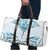 New Zealand Manta Ray Tattoo Travel Bag Aotearoa Maori Haehae Paua Shell - Polynesian Pride