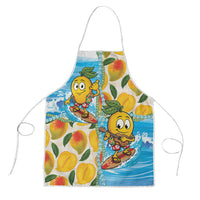 Aloha Hawaii Summer Apron Hawaiian Lei Surfing Mango Palaka Motifs