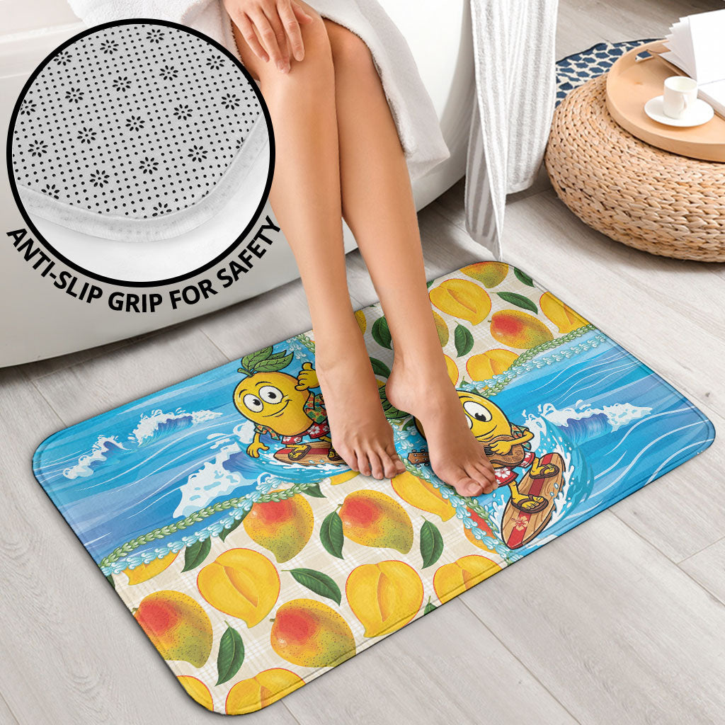 Aloha Hawaii Summer Bathroom Set Hawaiian Lei Surfing Mango Palaka Motifs