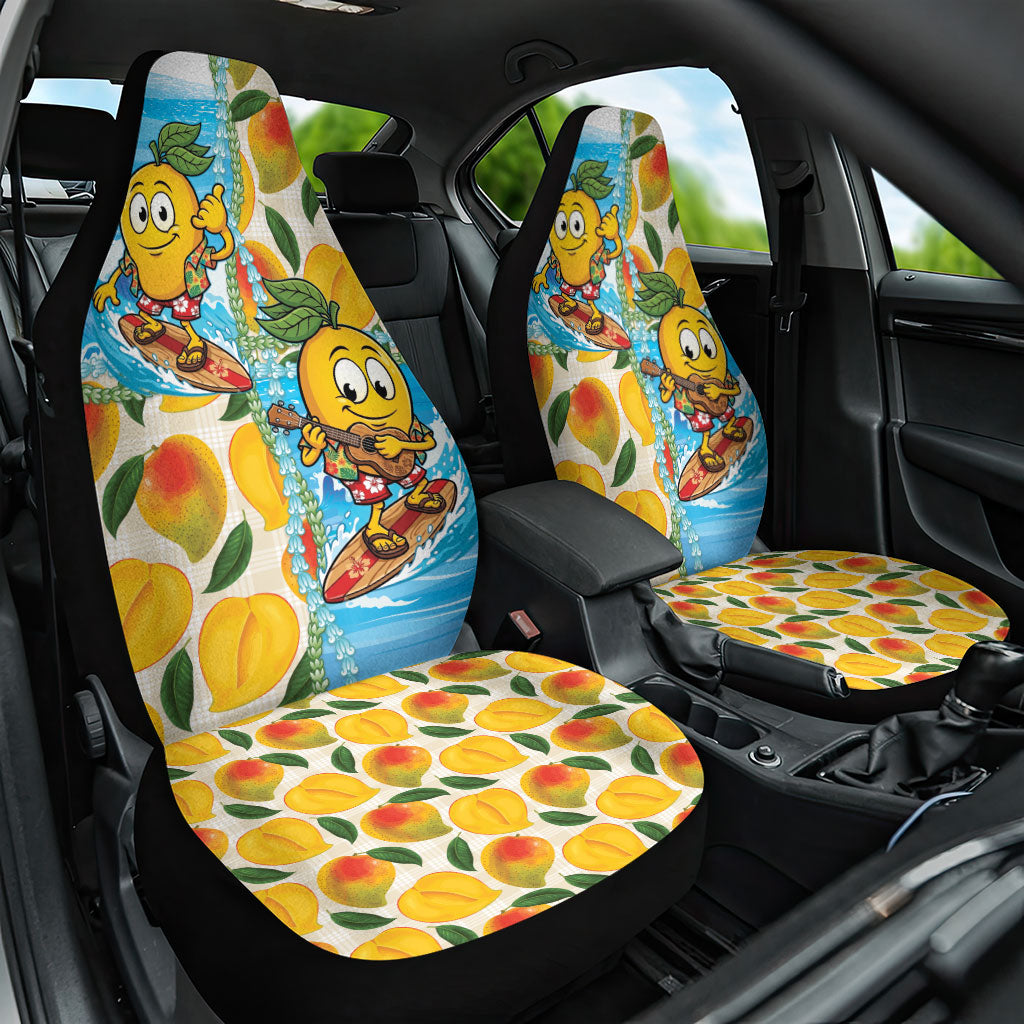 Aloha Hawaii Summer Car Seat Cover Hawaiian Lei Surfing Mango Palaka Motifs