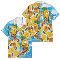 Aloha Hawaii Summer Family Matching Summer Maxi Dress and Hawaiian Shirt Hawaiian Lei Surfing Mango Palaka Motifs