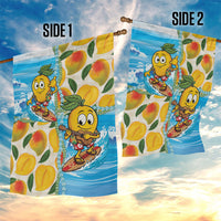 Aloha Hawaii Summer Garden Flag Hawaiian Lei Surfing Mango Palaka Motifs