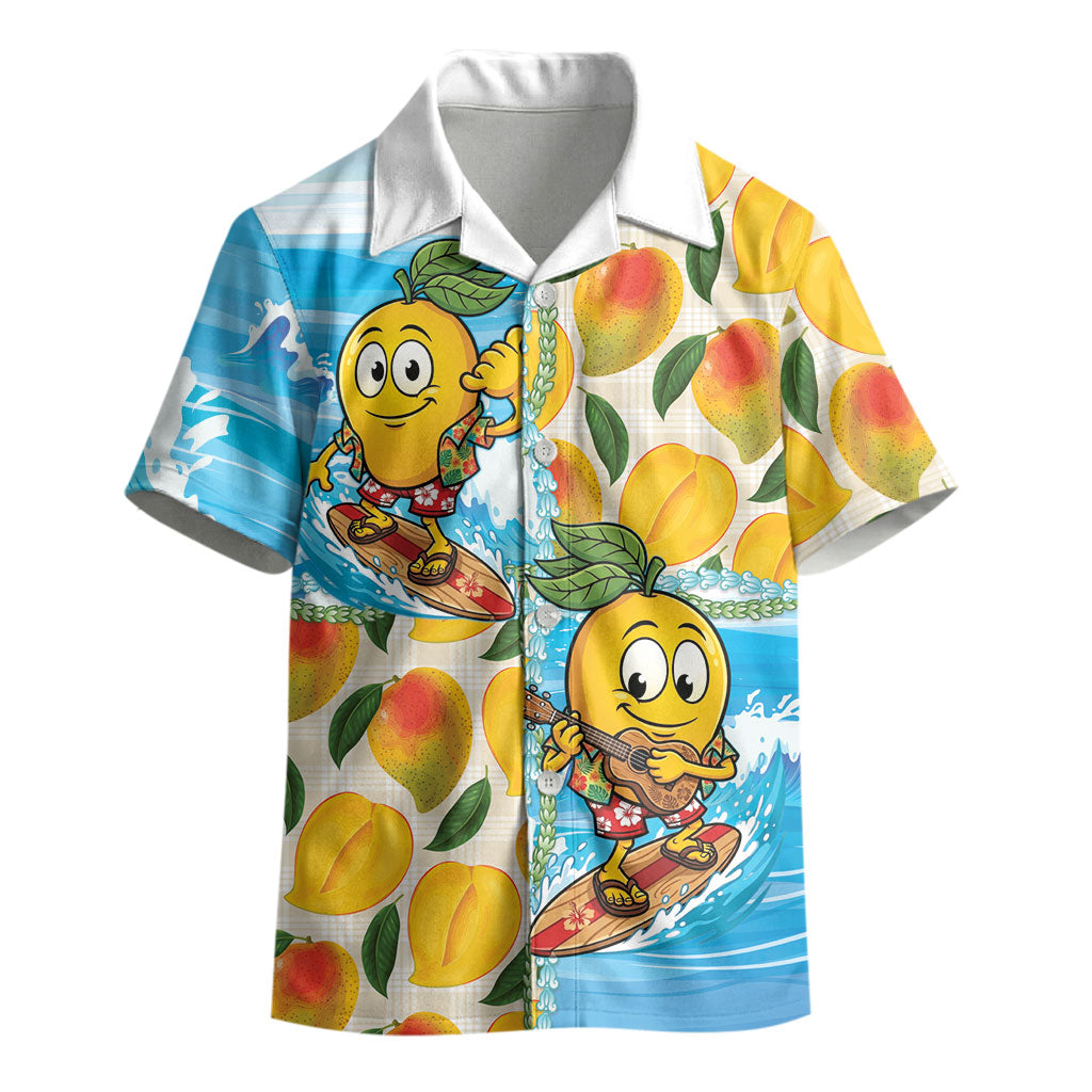 Aloha Hawaii Summer Kid Hawaiian Shirt Hawaiian Lei Surfing Mango Palaka Motifs