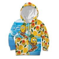 Aloha Hawaii Summer Kid Hoodie Hawaiian Lei Surfing Mango Palaka Motifs