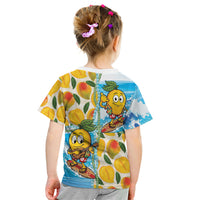 Aloha Hawaii Summer Kid T Shirt Hawaiian Lei Surfing Mango Palaka Motifs