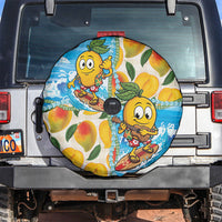 Aloha Hawaii Summer Spare Tire Cover Hawaiian Lei Surfing Mango Palaka Motifs