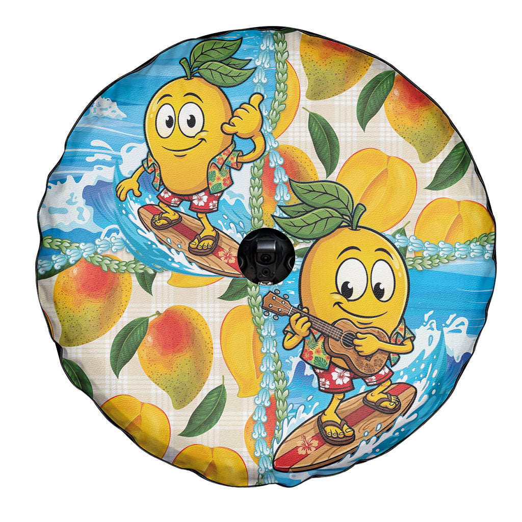 Aloha Hawaii Summer Spare Tire Cover Hawaiian Lei Surfing Mango Palaka Motifs