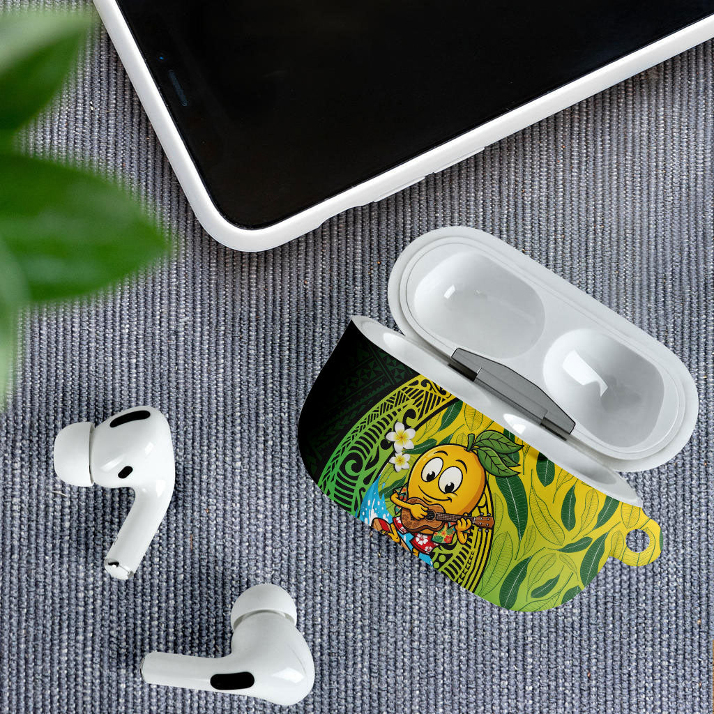 Hawaii Surfing Mango AirPods Case Manako Polynesian Fish Hook