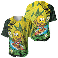 Hawaii Surfing Mango Baseball Jersey Manako Polynesian Fish Hook