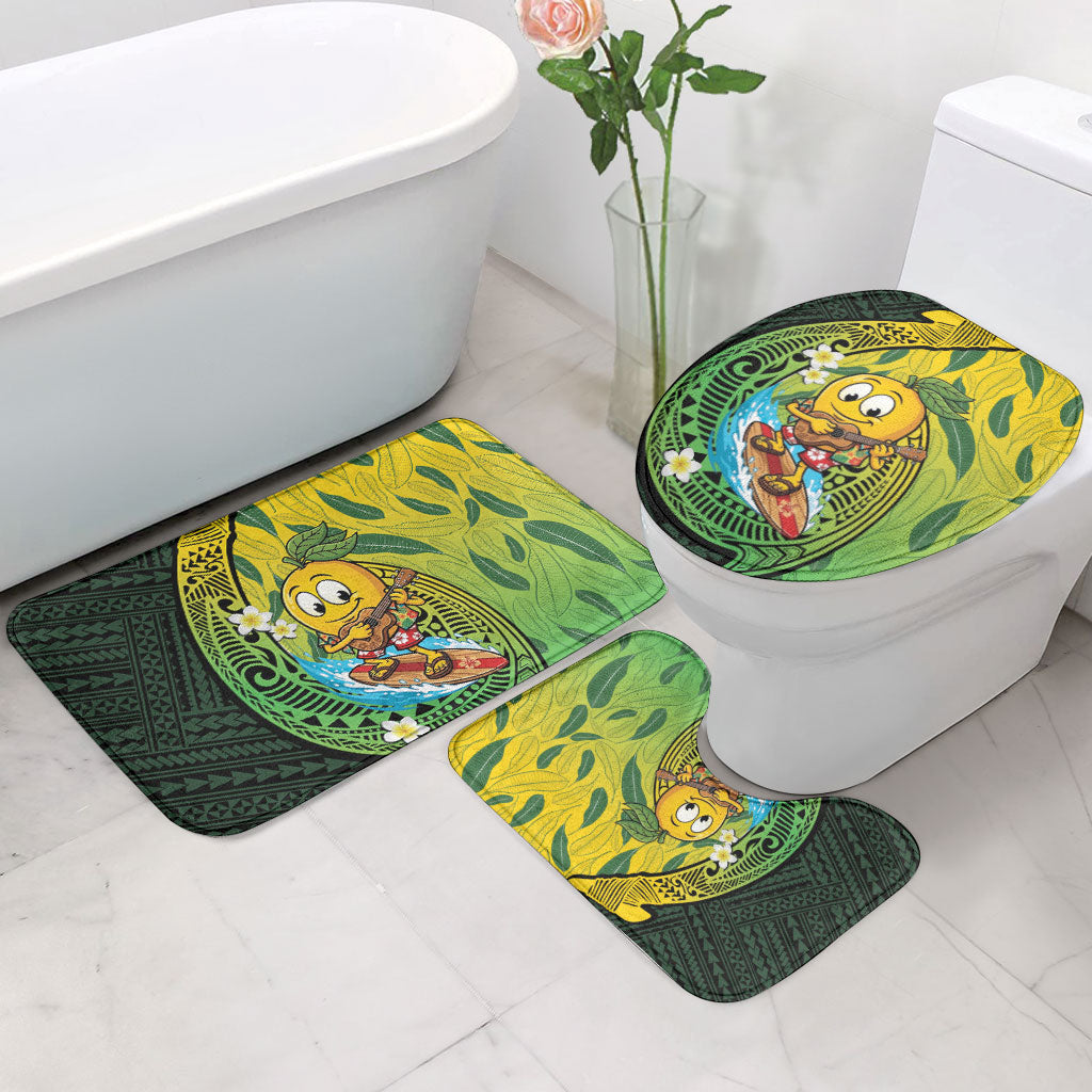 Hawaii Surfing Mango Bathroom Set Manako Polynesian Fish Hook