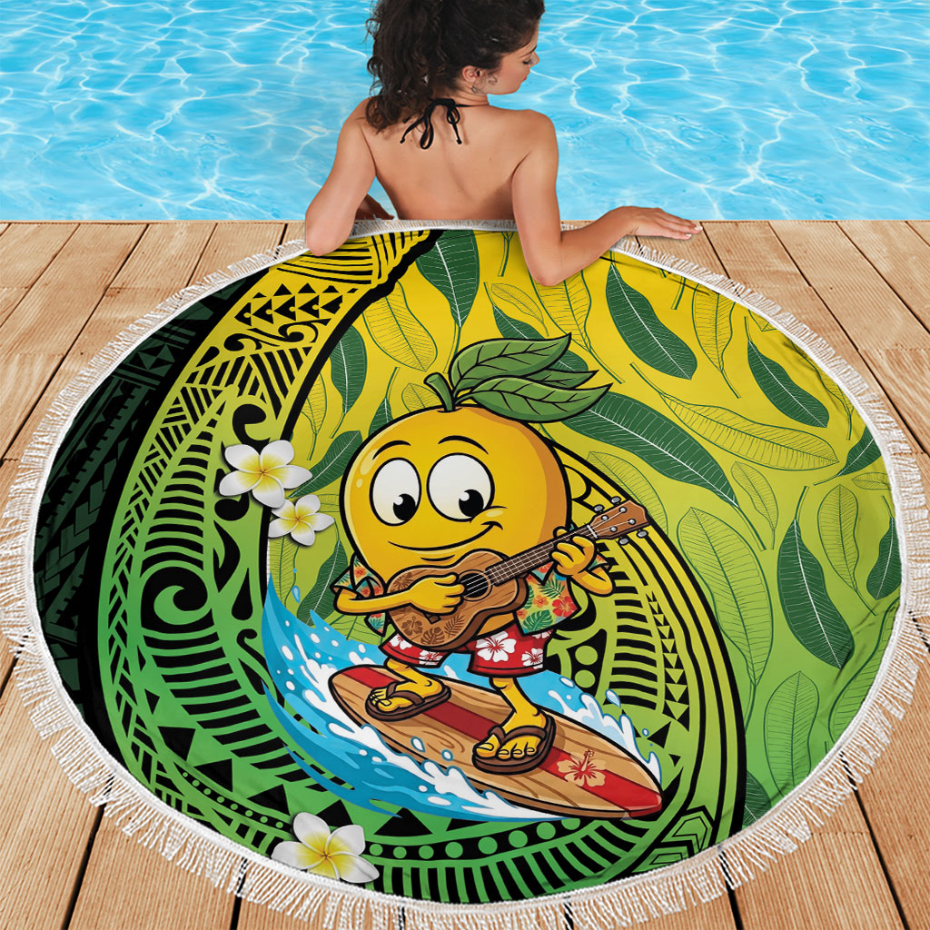 Hawaii Surfing Mango Beach Blanket Manako Polynesian Fish Hook