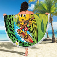 Hawaii Surfing Mango Beach Blanket Manako Polynesian Fish Hook