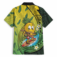 Hawaii Surfing Mango Hawaiian Shirt Manako Polynesian Fish Hook