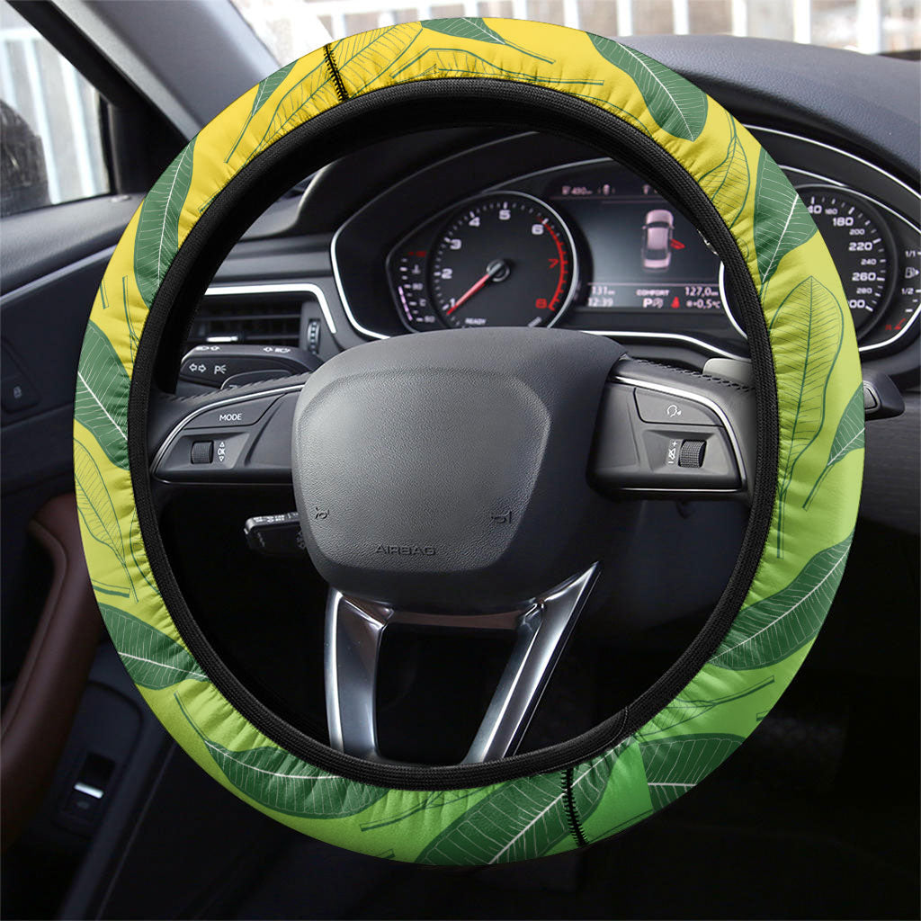 Hawaii Surfing Mango Steering Wheel Cover Manako Polynesian Fish Hook