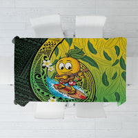Hawaii Surfing Mango Tablecloth Manako Polynesian Fish Hook