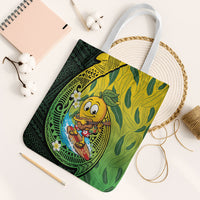 Hawaii Surfing Mango Tote Bag Manako Polynesian Fish Hook