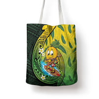 Hawaii Surfing Mango Tote Bag Manako Polynesian Fish Hook
