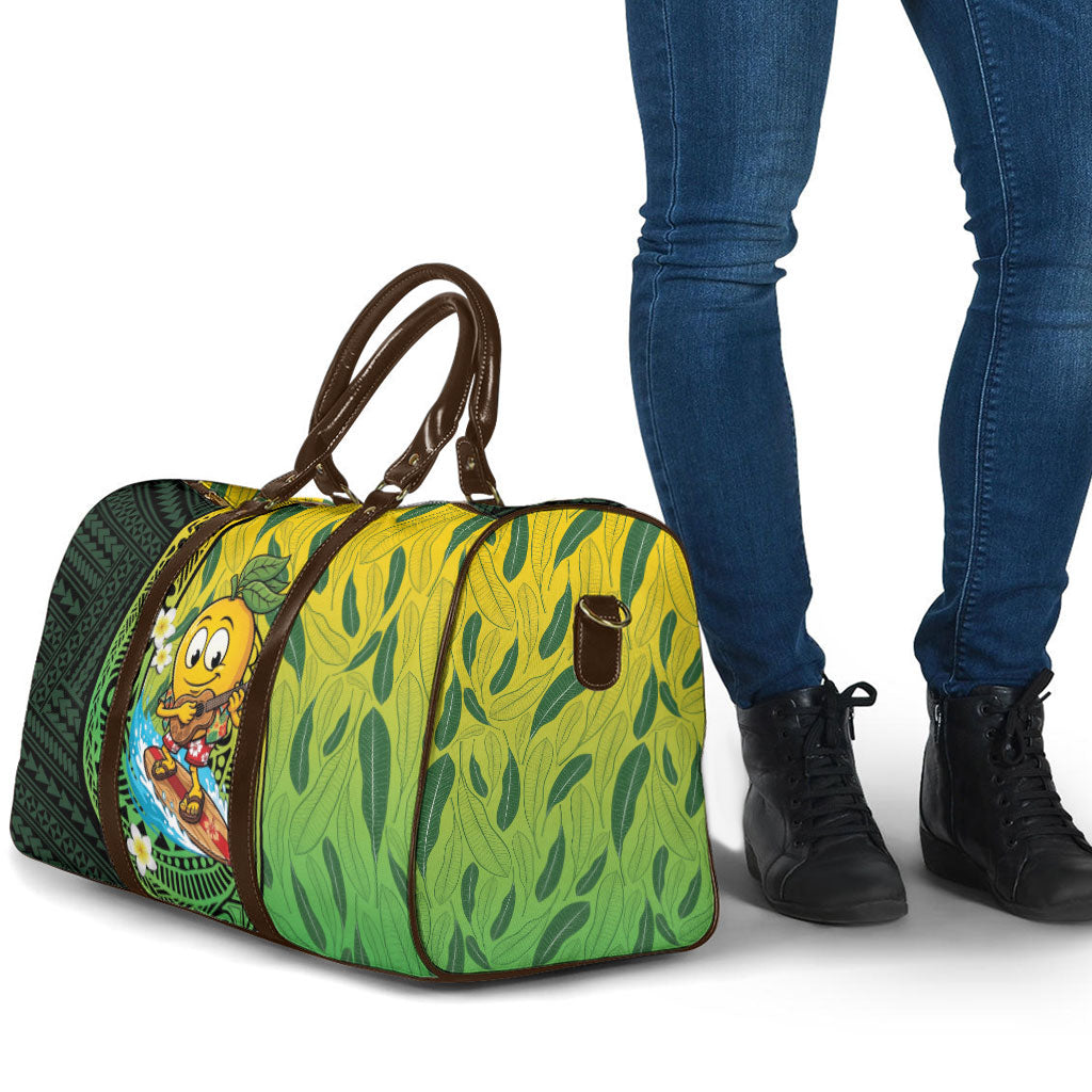 Hawaii Surfing Mango Travel Bag Manako Polynesian Fish Hook