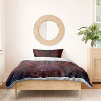 Filipino Barong Tagalog Inspired Bedding Set Mabuhay Philippines Festival Polynesian Pattern