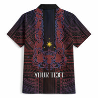 Filipino Barong Tagalog Inspired Personalised Hawaiian Shirt Mabuhay Philippines Festival Polynesian Pattern
