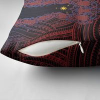 Filipino Barong Tagalog Inspired Pillow Cover Mabuhay Philippines Festival Polynesian Pattern