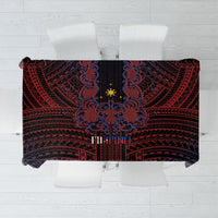 Filipino Barong Tagalog Inspired Tablecloth Mabuhay Philippines Festival Polynesian Pattern