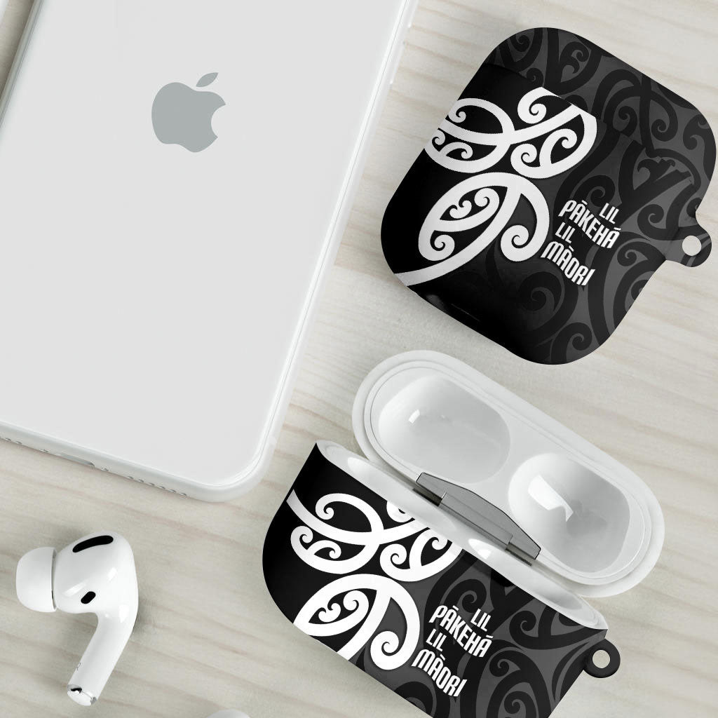 Lil Pakeha Lil Maori New Zealand AirPods Case Kiwi Proud Mangopare Pattern
