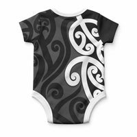 Lil Pakeha Lil Maori New Zealand Baby Onesie Kiwi Proud Mangopare Pattern