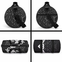 Lil Pakeha Lil Maori New Zealand Duffle Bag Kiwi Proud Mangopare Pattern