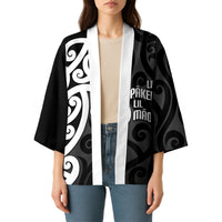 Lil Pakeha Lil Maori New Zealand Kimono Kiwi Proud Mangopare Pattern