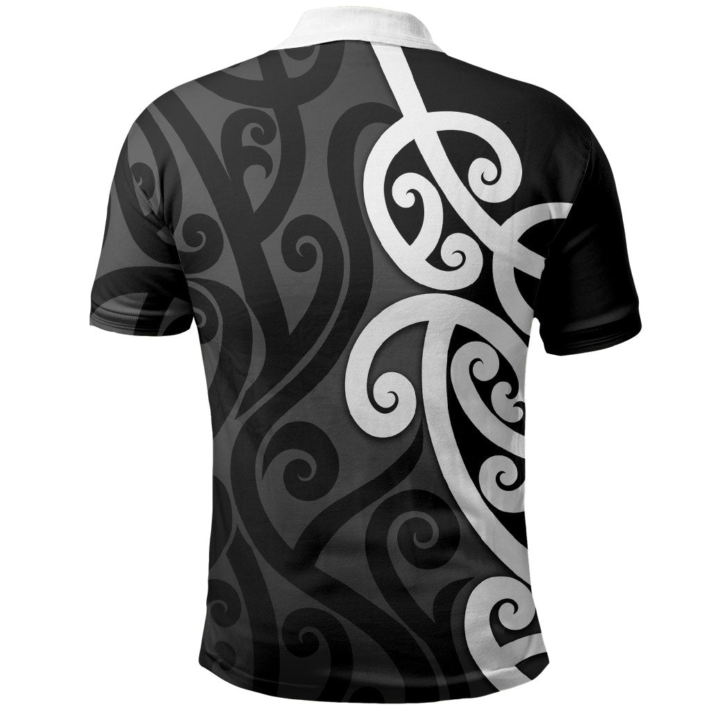 Lil Pakeha Lil Maori New Zealand Polo Shirt Kiwi Proud Mangopare Pattern