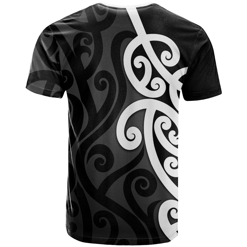 Lil Pakeha Lil Maori New Zealand T Shirt Kiwi Proud Mangopare Pattern