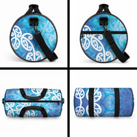 Hammerhead Shark Tattoo New Zealand Duffle Bag Maori Galaxy Mangopare Pattern